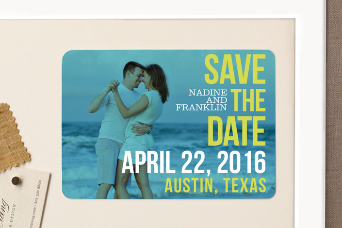 Love Bop Save the Date Magnets