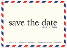 float + aerogram Save the Date Magnets