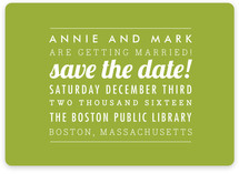 The Square Type Save the Date Magnets