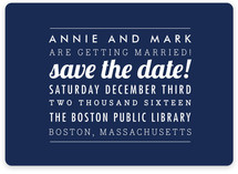 The Square Type Save the Date Magnets