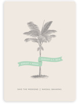 Palm Save the Date Magnets