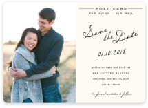 Airmail Save the Date Magnets