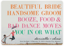 You in or What Save the Date Magnets