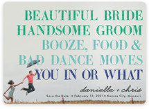 You in or What Save the Date Magnets