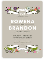 Banner and Branches Save the Date Magnets