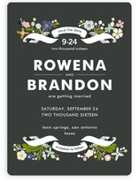 Banner and Branches Save the Date Magnets
