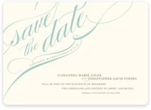 Winter Flourish Save the Date Magnets