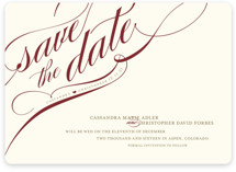 Winter Flourish Save the Date Magnets