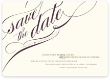 Winter Flourish Save the Date Magnets