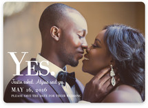 simply stripes Save the Date Magnets