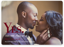simply stripes Save the Date Magnets