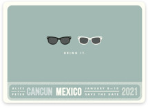 Shades Save the Date Magnets