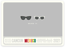 Shades Save the Date Magnets