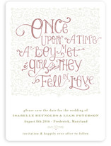 Once Upon Save the Date Magnets