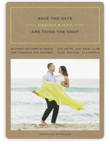 Vintage Kraft Save the Date Magnets