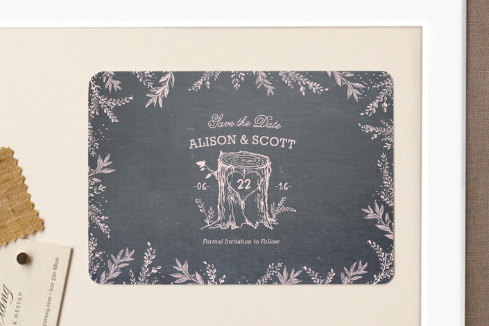 Woodland Romance Save the Date Magnets