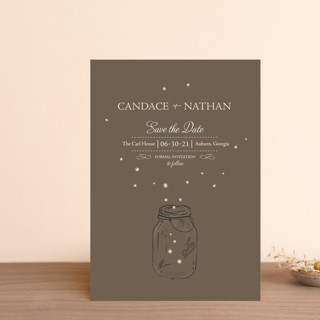 fireflies Save the Date Postcards