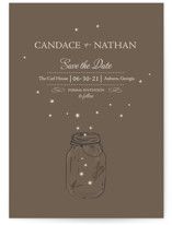 fireflies Save the Date Postcards