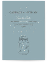 fireflies Save the Date Postcards