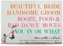 You in or What Save the Date Postcards