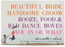 You in or What Save the Date Postcards
