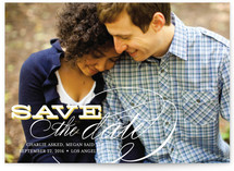Calligraphy Save the Date Postcards
