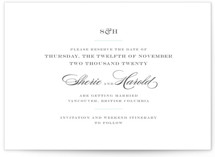Charming Go Lightly Save the Date Postcards