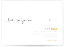 The Happy Couple Save the Date Postcards