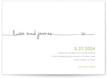 The Happy Couple Save the Date Postcards