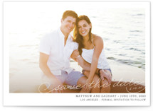 Vintage Photograph Save the Date Postcards