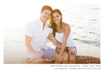Vintage Photograph Save the Date Postcards