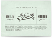Mr. Laurence Save the Date Postcards