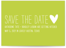 Passing Notes Save the Date Postcards