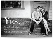simply stripes Save the Date Postcards