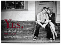 simply stripes Save the Date Postcards