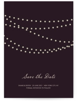 Midnight Vineyard Save the Date Postcards