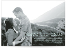 Simply in Love Save the Date Postcards