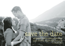 Simply in Love Save the Date Postcards
