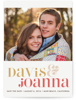 Love Lettered Save the Date Postcards