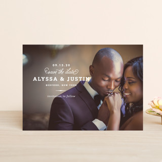 Timeless Save the Date Postcards
