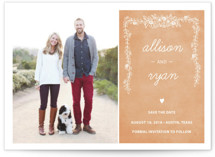 Chalkboard Save the Date Postcards