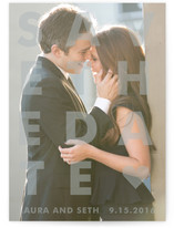 Etched Save the Date Postcards