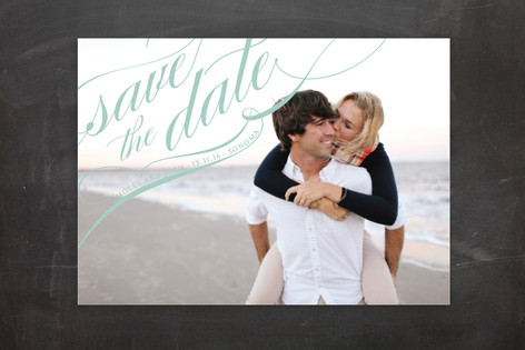 Flourish Save the Date Postcards