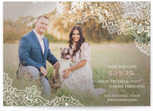 Lace Save the Date Postcards