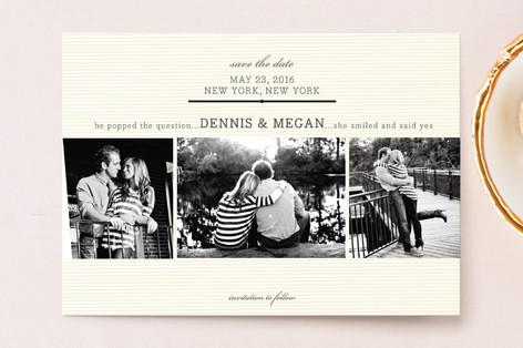 Remember When Save the Date Postcards