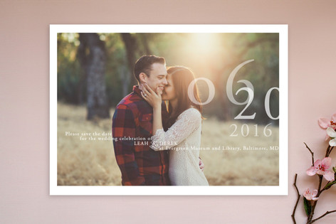 Belle Memoire Save the Date Postcards