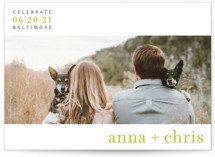 float + celebrate Save the Date Postcards