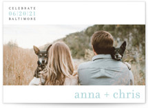 float + celebrate Save the Date Postcards