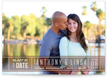 Silver Screen Save the Date Postcards