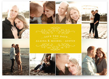 Classic Collage Save the Date Postcards